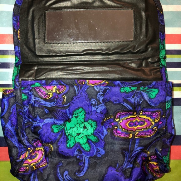 Blue and Green Make up Bag - Picture 3 of 4